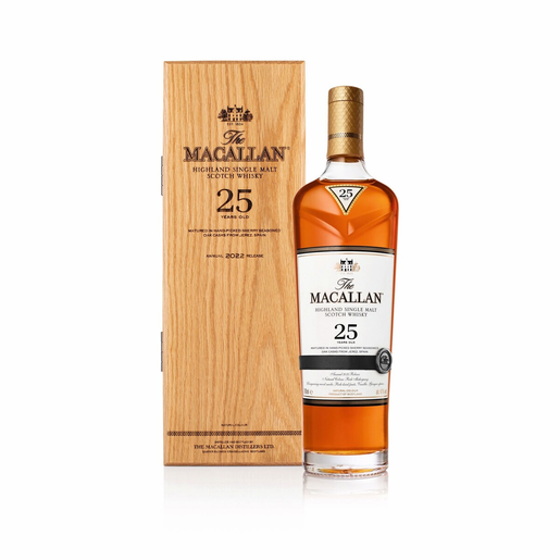 The Macallan 25YO Sherry Oak 43% 0,7l viski