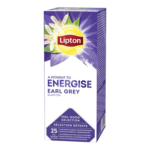 Lipton Earl Grey svart te 25x2g