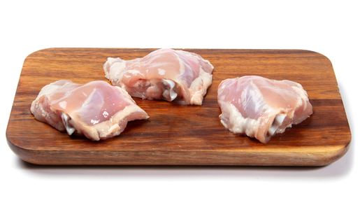 Atria kyckling lårbitca3kg/ca150g med ben, lätt saltad