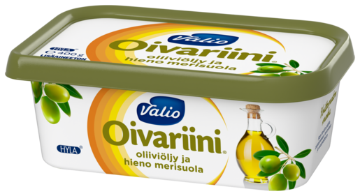 Valio Oivariini olive oil and fine seasalt butter-blend 400g HYLA