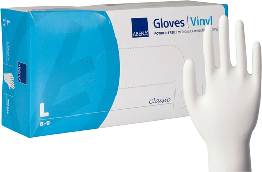 Abena Classic vinyl examination glove L clear 100pcs