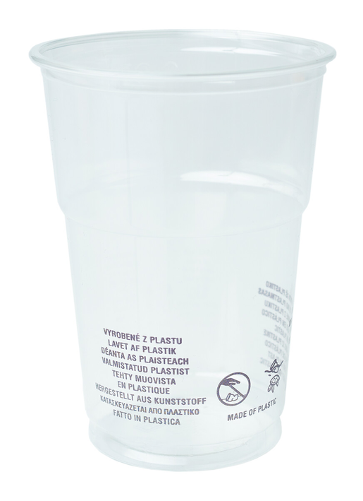 HaviPro hållbar transparent 25cl plast glas 50st