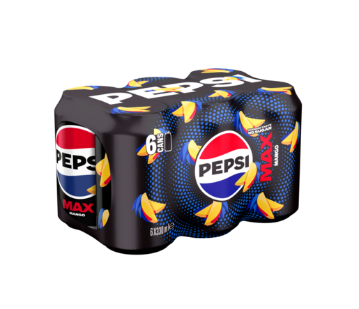 Pepsi Max Mango läskedryck 6x0,33l