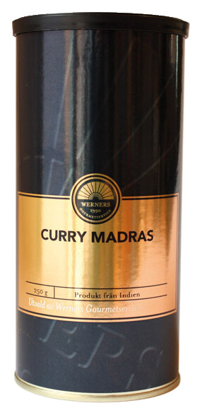 Werners curry madras jauhettu 250g