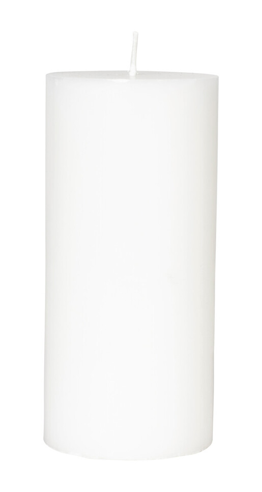 Duni white pillar candle 15x7cm 50cm