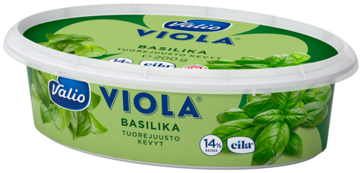 Valio Viola light basilica cream cheese 200g lactose free