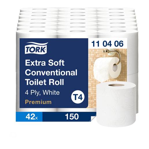Tork Extra Soft toalettpapper T4 4lag 6rulle