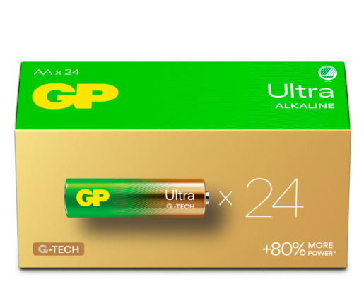 GP Ultra Alkaline battery AA 15AU/LR6 24pcs