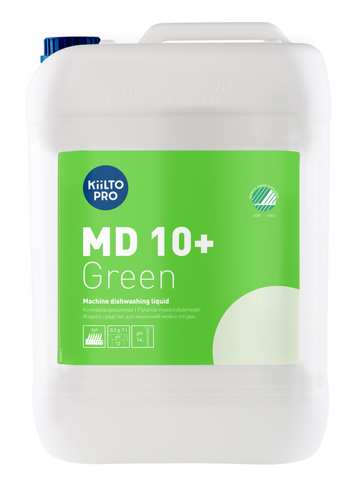 Kiilto MD 10+ Green flytande maskindiskmedel 10l