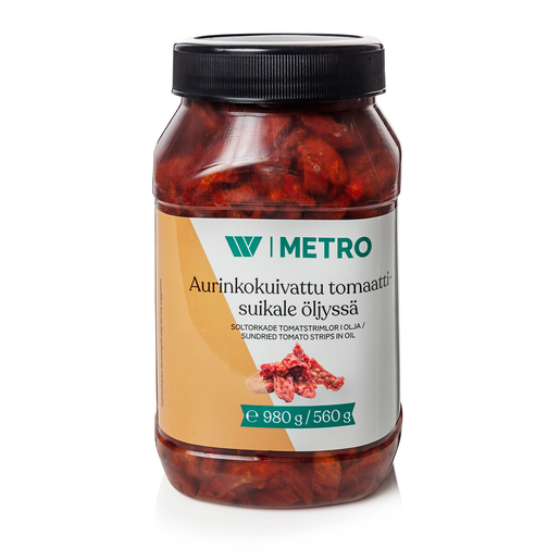 Metro sundried tomatoes stripes in oil 980/560g