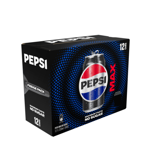 12 x Pepsi Max läskedryck 0,33 l