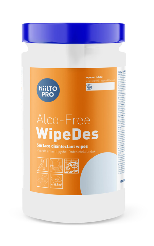 Kiilto Pro Alco-free WipeDes desinfektiopyyhe 200kpl