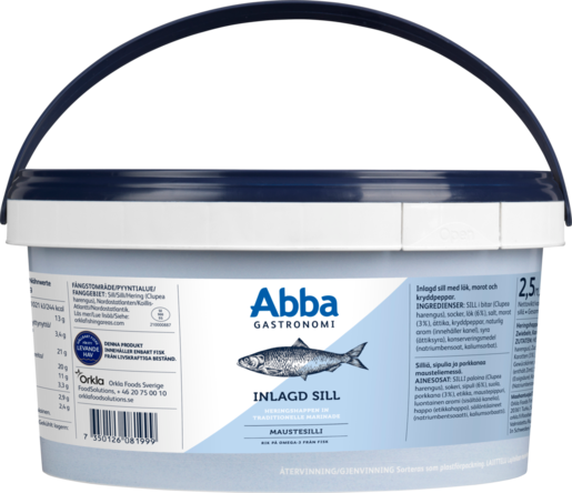 Abba herring in spice sauce 2,5/1,2kg