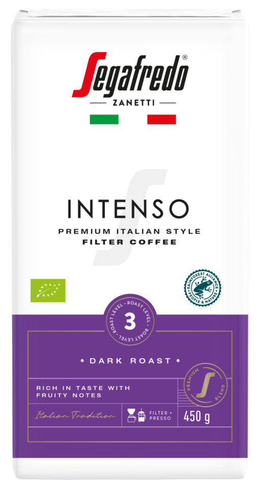 Segafredo organic Intenso filter coffee 450g
