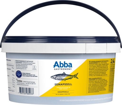 Abba mustard herring 2,4/1,1kg