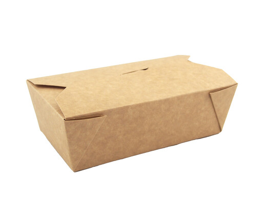 Huhtamaki paperboard food container brown 1000ml 50pcs