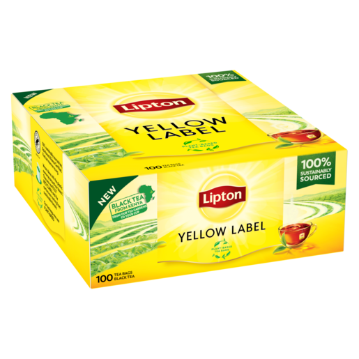 Lipton yellow label musta tee 100ps/200g