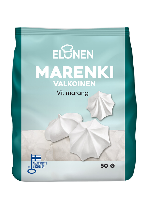 Elonen white meringue 50g lactose free