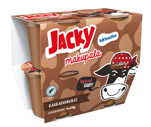Jacky Makupala chokladpudding 4x120g laktosfri