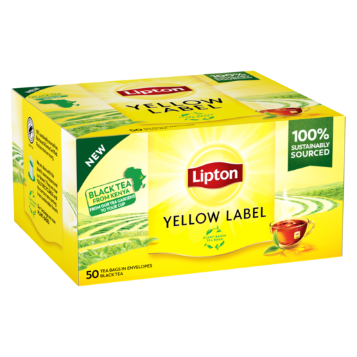 Lipton Yellow Label musta tee 50ps
