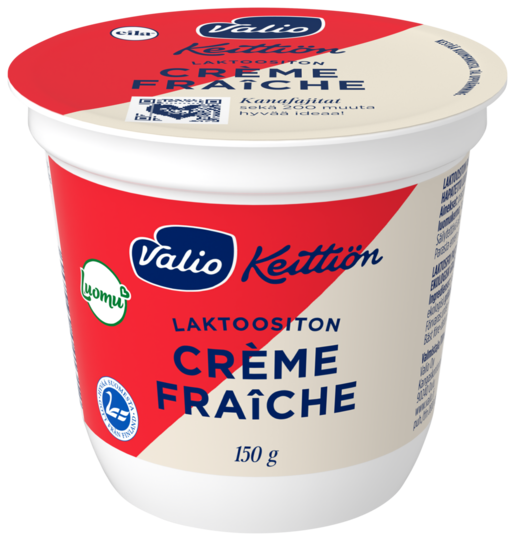 Valio crème fraîche 150 g laktoositon