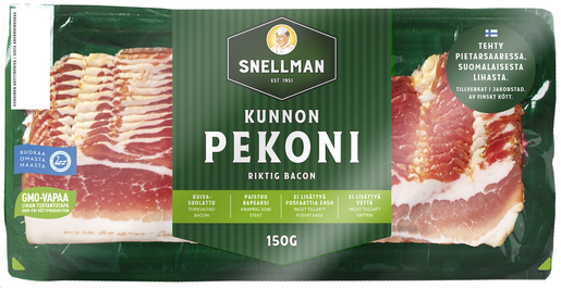 Snellman riktig bacon 150g