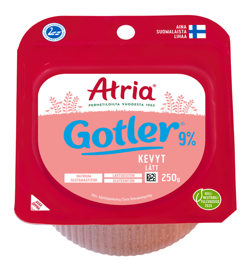 Atria Light Gotler Ham Sausage 250g