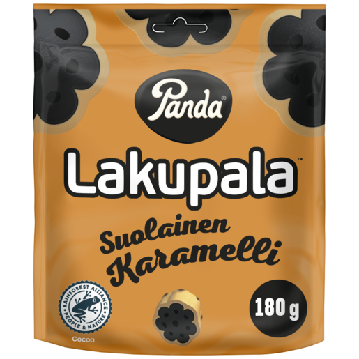 Panda Lakupala salt karamell lakrits 180g