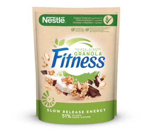 Nestlé Fitness Granola Quinoa, mandel & choklad 300g