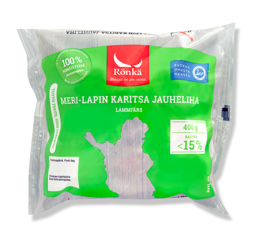 Rönkä Meri-Lapin lamm köttfärs 400g fryst