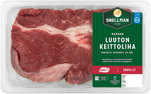Snellman beef meat ca700g without bone