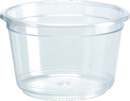 Biopak 47x47x29mm 30ml PS transparent dressing cup 48x50pcs