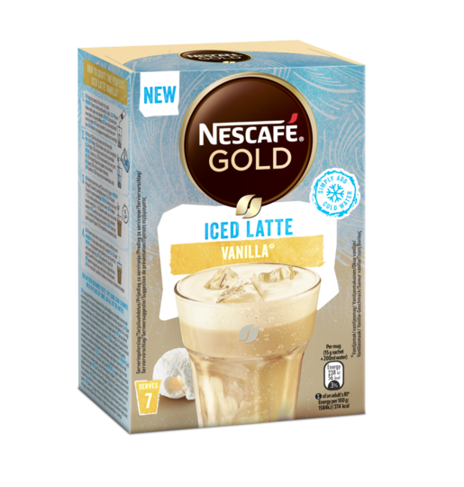 Nescafé Gold Iced Latte Vanilla kaffedryck 105g