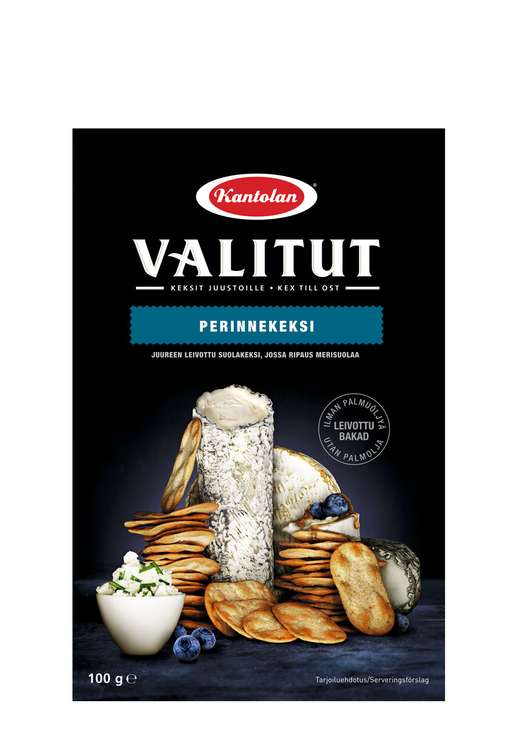 Kantolan Valitut sour dough salted cracker 100g