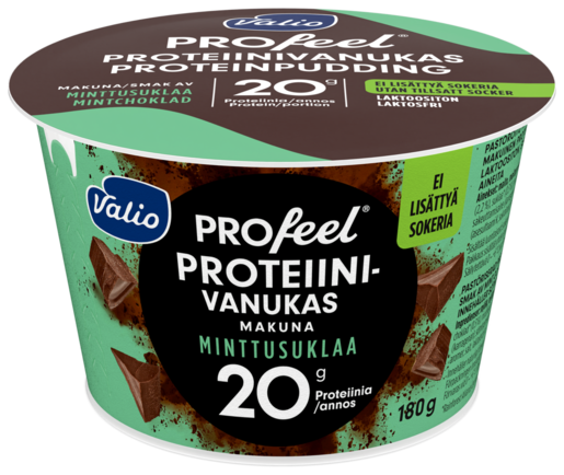 Valio PROfeel mint choklad proteinpudding 180g laktosfri