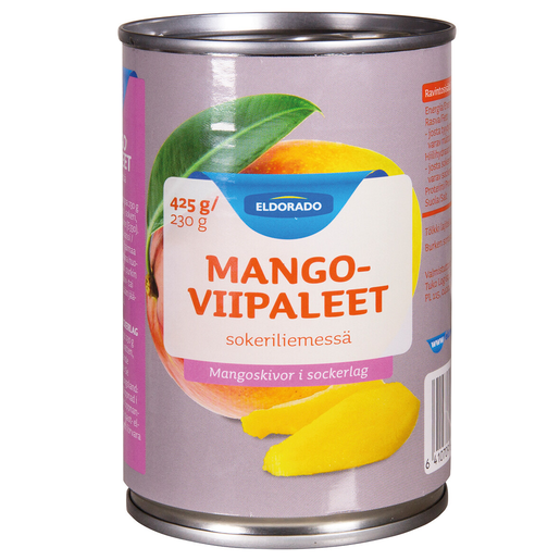 Eldorado mango slices in light syrup 425/250g