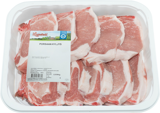 Landeli porkchops tray ca1,5kg
