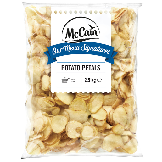 McCain Potato Petals ohut ranskanperunalastu kuorellinen 2,5kg pakaste