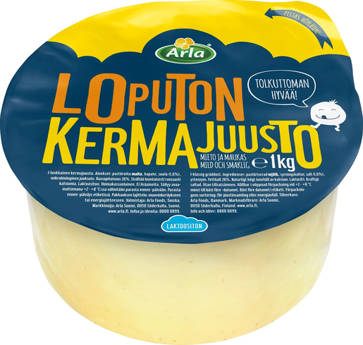 Arla Tolkuttomat Juustot Loputon cream cheese 1kg