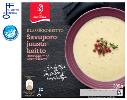 Saarioinen cheese soup with smoked reindeer 300g