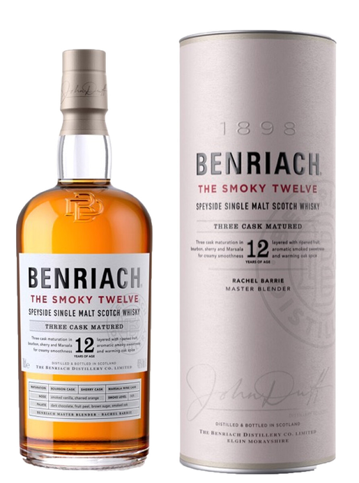 Benriach 12 YO smoky twelve 46% 0,7l viski