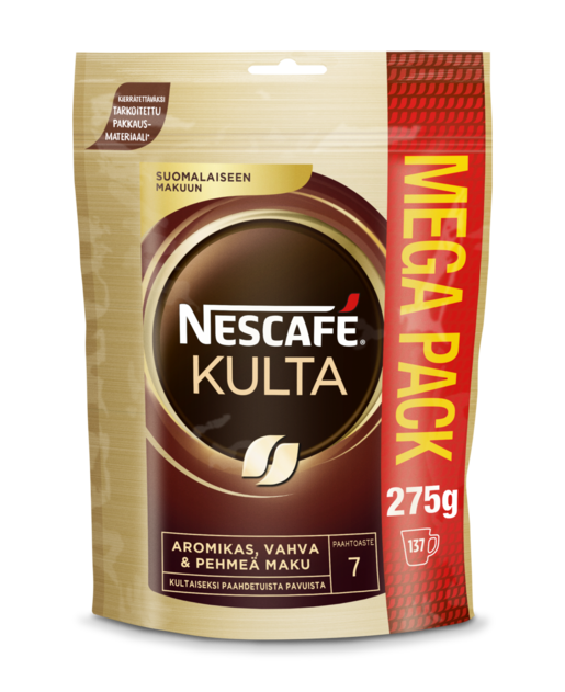Nescafé Kulta 275g instant coffee bag