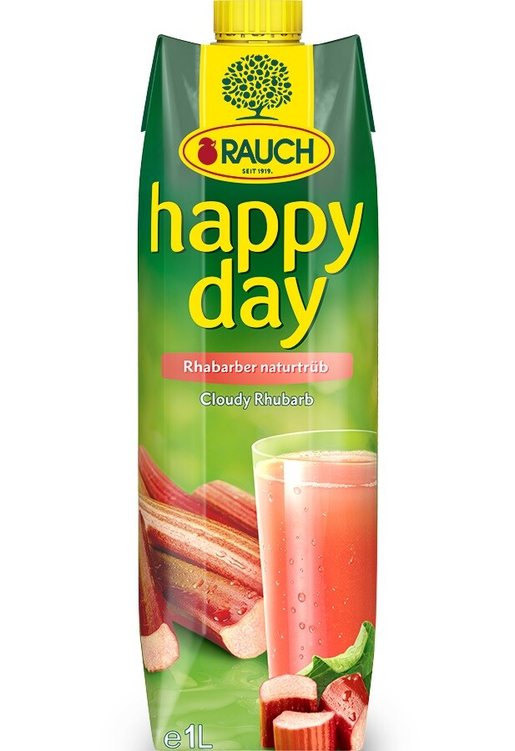 Happy Day färskpressad rabarber juice 1l