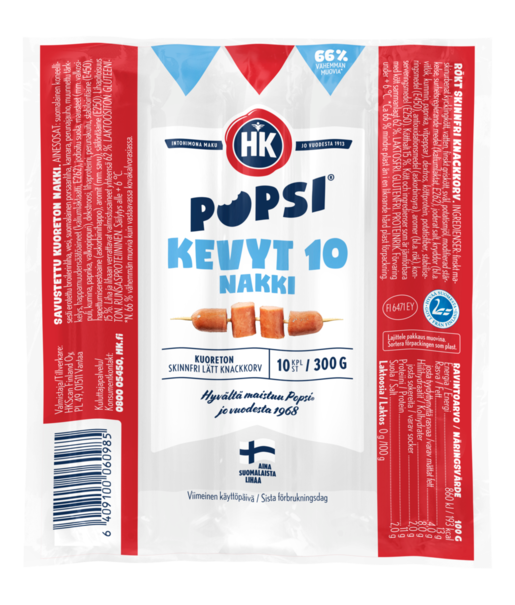 HK Popsi low fat frankfurter 300g