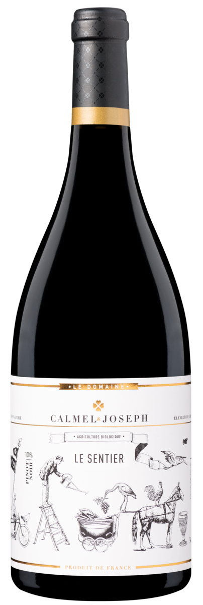 Le Sentier Pinot Noir luomu 12,5% 0,75l punaviini