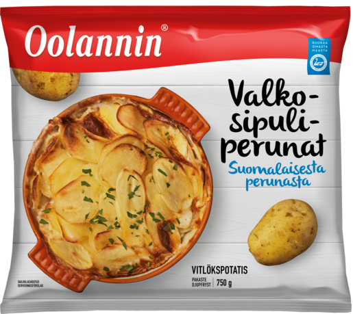 Oolannin 750g garlic potatoes