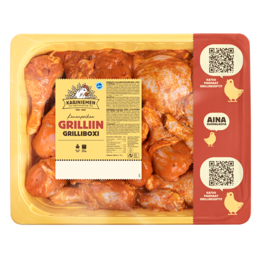 Kariniemen Chicken selection for BBQ appr. 1,7 kg