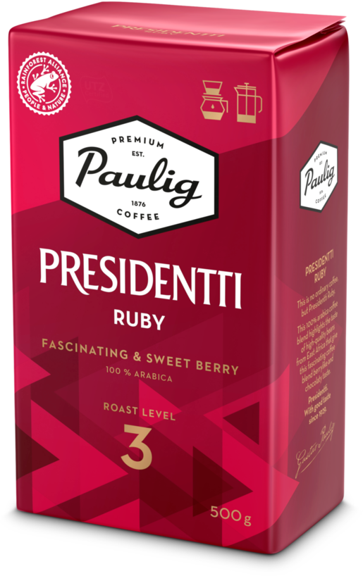 Presidentti Ruby filter coffee 500g fine ground
