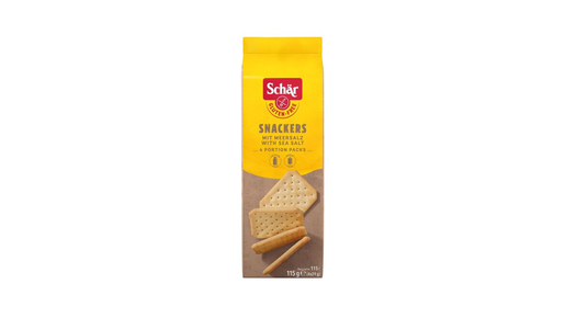 Schär Snackers salt crackers 115g gluten free