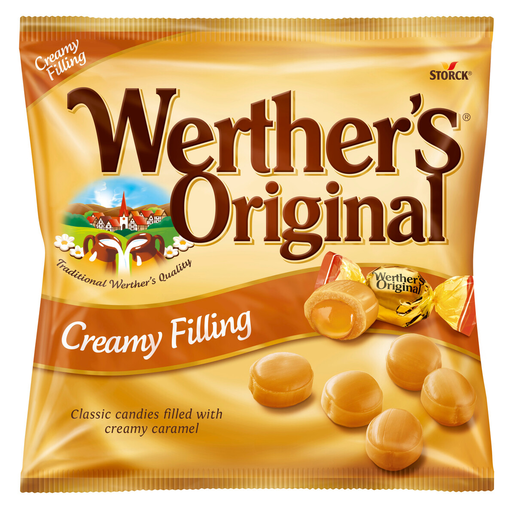 Werther's Original creamy filling kermakaramelli 135g